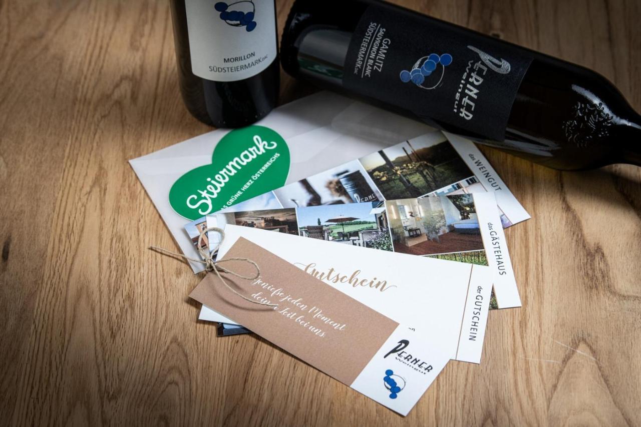 Bed and Breakfast Weingut Perner Ehrenhausen Exterior foto